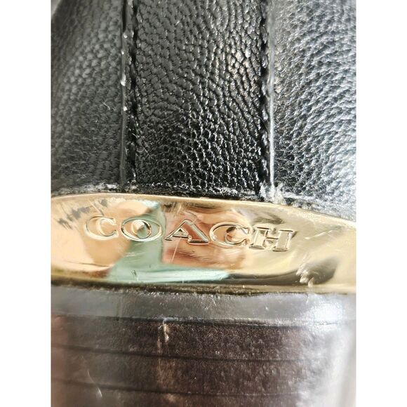 Coach Women's Leather Boots Size 9.5 - Picture 6 of 9